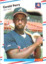 1988 Fleer Baseball Cards      547     Gerald Perry